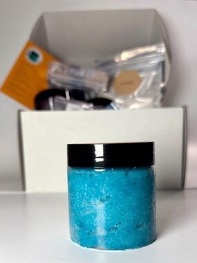 DIY Sugar Scrub Making Kit- Blue Raspberry